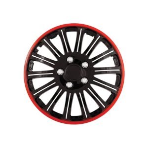 Pilot Automotive Universal Fit Black with Red Trim